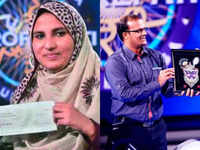 <i class="tbold">firoz</i> Fatima and Taj Mohammed Rangrez - KBC 7