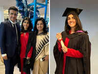 Proud parents Sourav Ganguly and Dona attend daughter Sana’s convocation ceremony; here’s a glimpse