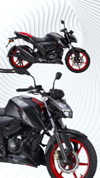 3. TVS Apache <i class="tbold">rtr 160</i> 4V Matte-Black: