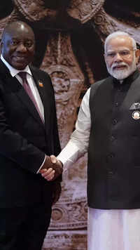 PM Modi welcomed South Africa President Cyril Ramaphosa