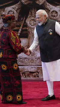 PM greeted Director General of the WTO Ngozi Okonjo-Iweala