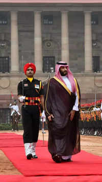 A Royal Stroll: Prince Mohammed bin Salman Explores Rashtrapati Bhavan