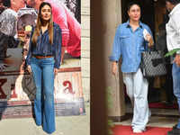 ​From <i class="tbold">boot cut jeans</i> to denim shirt: How Kareena Kapoor Khan inspired a whole generation to go the denim way!