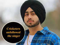 ​Leading cricketers unfollowed the <i class="tbold">singer</i>