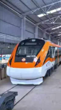 First train with orange and white colour flagged off in Kerala