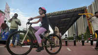 ​India’s first solar roof cycling track comes up in Hyderabad