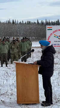 India thanks <i class="tbold">us army</i> for accommodating the troops