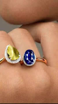 Benefits of wearing yellow and <i class="tbold">blue sapphire</i> gemstones together