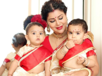 ​From getting Divisha and Lianna to wear authentic saree to reminiscing about pandal hopping; Debina Bonnerjee shares a glimpse of her Durga Puja celebration