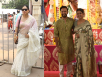 From Sumona Chakravarti to Vatsal Sheth and Ishita Dutta; TV celebs ring in the festive mode with Durga Puja Pandal