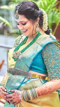 ​Ashita Chandrappa dazzles in traditional attire for Baby <i class="tbold">shower</i>​