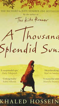​'<i class="tbold">a thousand splendid suns</i>' by Khaled Hosseini