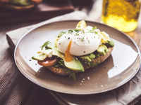 Whole Grain Toast with Avocado and Poached Eggs