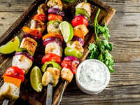 Grilled Vegetable <i class="tbold">kebabs</i>