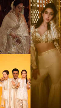 Karan Johar, Rekha, Sara Ali Khan: Celebs prove that ivory-gold is eternally classic for Diwali