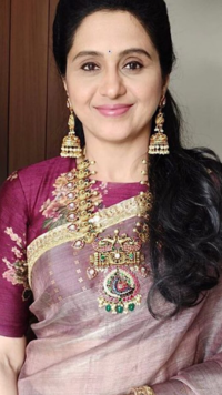 ​​Evergreen actress Devayani Raaja Kumaran stuns in saree​