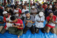 Rohingya refugees fleeing <i class="tbold">myanmar army</i> crackdown find shelter in Aceh, Indonesia​