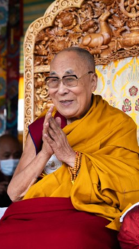 His Holiness the 14th Dalai <i class="tbold">lama</i> is a living inspiration