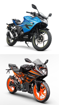 Five popular sports bikes in India under Rs 2 lakh: Suzuki Gixxer SF to KTM RC 125​