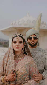 How did Anmol Mehmood and Imam-ul-Haq celebrate their wedding?