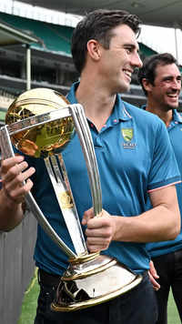 ODI World Cup trophy at Sydney Cricket Ground
