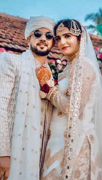 Mika Di Vohti fame Riya Kishanchandani-Mudassar Khan’s wedding pics
