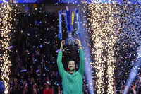 Djokovic's <i class="tbold">atp</i> Finals victory