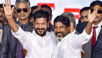 ​<i class="tbold">revanth reddy</i> hugs Bhatti Vikramarka