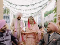 Navjot Singh Sidhu's son Karan marries Inayat Randhawa