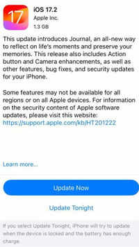 Apple iOS 17.2 update: Check out the full list of compatible iPhone models