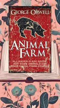 ​'Animal Farm' by <i class="tbold">george orwell</i>