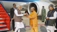 <i class="tbold">cm yogi adityanath</i> greets PM Modi
