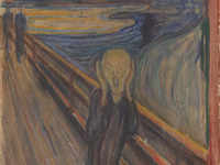 ‘The Scream’ by <i class="tbold">edvard munch</i>
