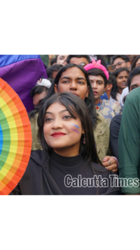 Glimpses from South Asia's oldest <i class="tbold">pride walk</i> - Kolkata <i class="tbold">pride walk</i> 2023​