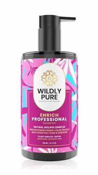 Wildly Pure natural hair fall control <i class="tbold">keratin</i> shampoo