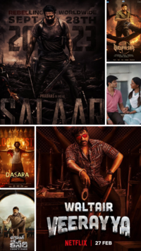 Salaar to <i class="tbold">waltair</i> Veeraya: Tollywood films that grossed highest in 2023