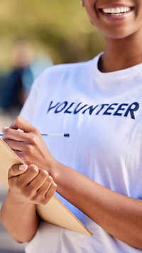 Volunteer at an <i class="tbold">ngo</i>