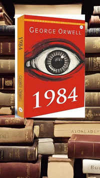 ​‘1984’ by <i class="tbold">george orwell</i>