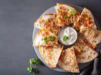 ​​<i class="tbold">chicken curry</i> Quesadillas​