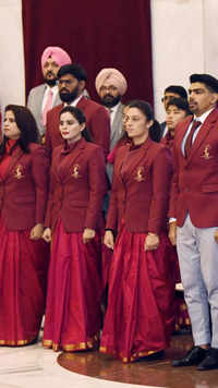 Only Esha Singh misses out <i class="tbold">arjuna awards</i> ceremony!