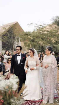More pictures from Ira Khan and Nupur Shikhare's dreamy white wedding