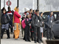 Schools in the national capital reopen with revised timings due to cold
