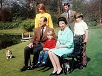 Queen Elizabeth II and <i class="tbold">prince philip</i>