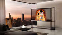 LG OLED Signature T: 77-inch TV that has a transparent OLED display