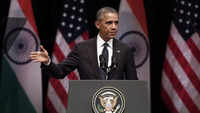 <i class="tbold">Barack Obama</i> first US head as chief guest​