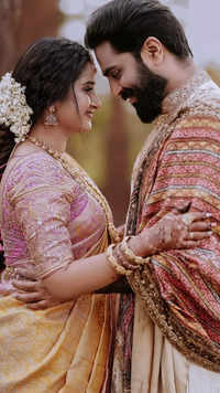 ​Dreamy wedding pictures of Govind Padmasoorya and Gopika Anil​