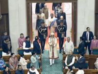 ​New practice of Sengol procession ahead of <i class="tbold">president's address</i> set in Parliament