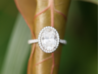 <i class="tbold">oval</i>-shaped diamond ring