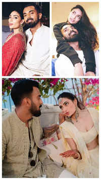Adorable moments of Athiya Shetty and KL Rahul on Instagram
