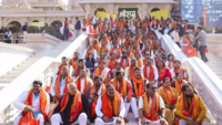 UP legislators arrive in Ayodhya for a darshan of Ram Lalla​